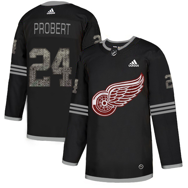 Adidas Red Wings #24 Bob Probert Black Authentic Classic Stitched NHL Jersey Adidas Red Wings #24 Bob Probert Black Authentic Classic Stitched NHL Jersey
