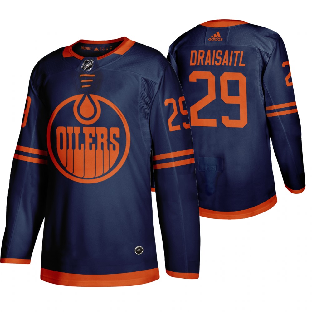 Edmonton Oilers #29 Leon Draisaitl Blue 2019-20 Third Alternate Jersey Edmonton Oilers #29 Leon Draisaitl Blue 2019-20 Third Alternate Jersey