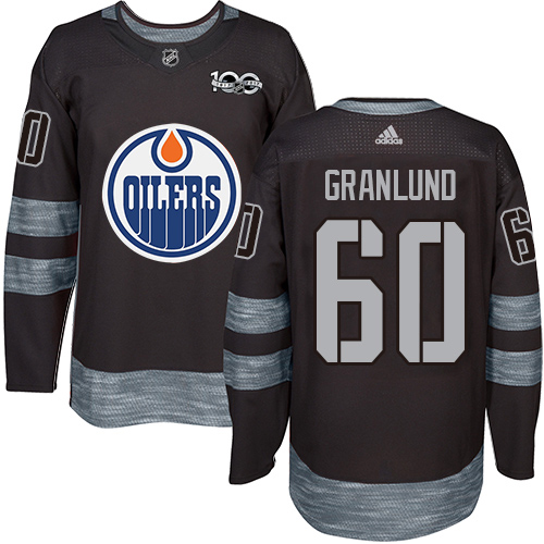 Adidas Oilers #60 Markus Granlund Black 1917-2017 100th Anniversary Stitched NHL Jersey Adidas Oilers #60 Markus Granlund Black 1917-2017 100th Anniversary Stitched NHL Jersey