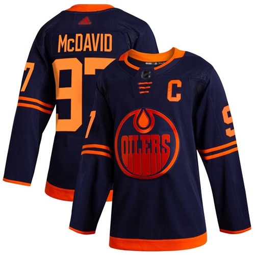 Adidas Oilers #97 Connor McDavid Navy Alternate Authentic Stitched NHL Jersey Adidas Oilers #97 Connor McDavid Navy Alternate Authentic Stitched NHL Jersey
