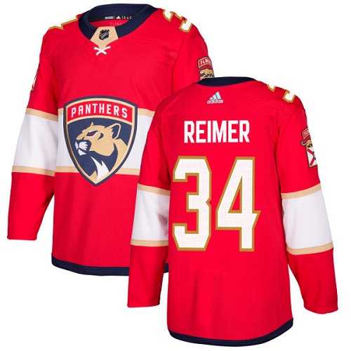 Adidas Panthers #34 James Reimer Red Home Authentic Stitched NHL Jersey Adidas Panthers #34 James Reimer Red Home Authentic Stitched NHL Jersey