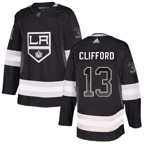 Adidas Kings #13 Kyle Clifford Black Home Authentic Drift Fashion Stitched NHL Jersey Adidas Kings #13 Kyle Clifford Black Home Authentic Drift Fashion Stitched NHL Jersey