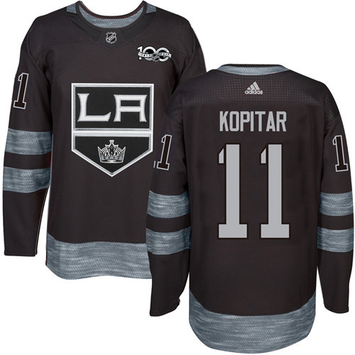 Adidas Kings #11 Anze Kopitar Black 1917-2017 100th Anniversary Stitched NHL Jersey Adidas Kings #11 Anze Kopitar Black 1917-2017 100th Anniversary Stitched NHL Jersey