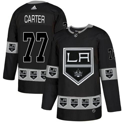 Adidas Kings #77 Jeff Carter Black Authentic Team Logo Fashion Stitched NHL Jersey Adidas Kings #77 Jeff Carter Black Authentic Team Logo Fashion Stitched NHL Jersey