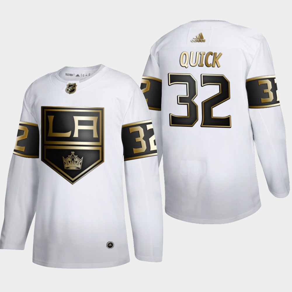 Los Angeles Kings #32 Anze Kopitar Men's Adidas White Golden Edition Limited Stitched NHL Jersey Los Angeles Kings #32 Anze Kopitar Men's Adidas White Golden Edition Limited Stitched NHL Jersey