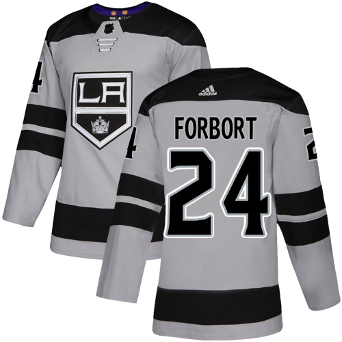 Adidas Kings #24 Derek Forbort Gray Alternate Authentic Stitched NHL Jersey Adidas Kings #24 Derek Forbort Gray Alternate Authentic Stitched NHL Jersey
