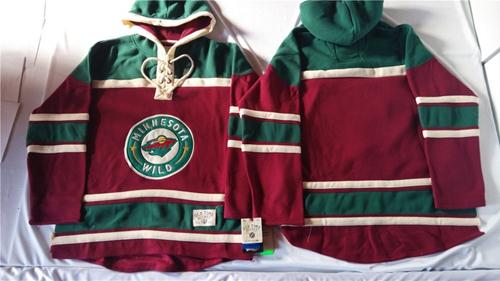 Wild Blank Red Sawyer Hooded Sweatshirt Stitched NHL Jersey Wild Blank Red Sawyer Hooded Sweatshirt Stitched NHL Jersey