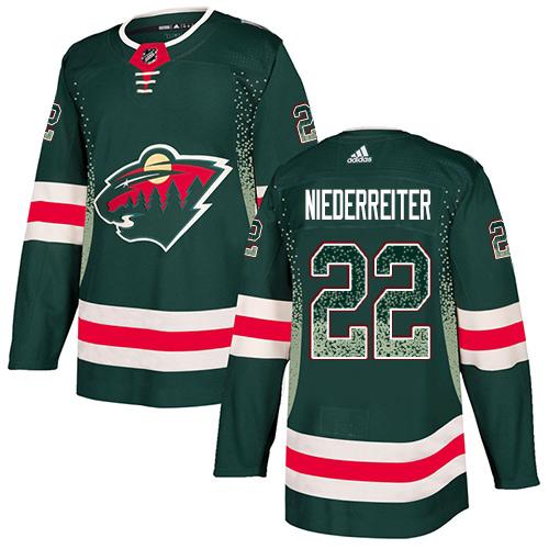 Adidas Wild #22 Nino Niederreiter Green Home Authentic Drift Fashion Stitched NHL Jersey Adidas Wild #22 Nino Niederreiter Green Home Authentic Drift Fashion Stitched NHL Jersey