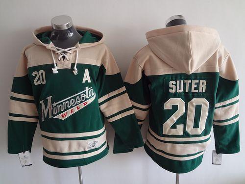 Wild #20 Ryan Suter Green Sawyer Hooded Sweatshirt Stitched NHL Jersey Wild #20 Ryan Suter Green Sawyer Hooded Sweatshirt Stitched NHL Jersey