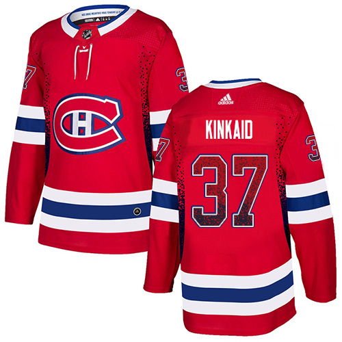 Adidas Canadiens #37 Keith Kinkaid Red Home Authentic Drift Fashion Stitched NHL Jersey Adidas Canadiens #37 Keith Kinkaid Red Home Authentic Drift Fashion Stitched NHL Jersey