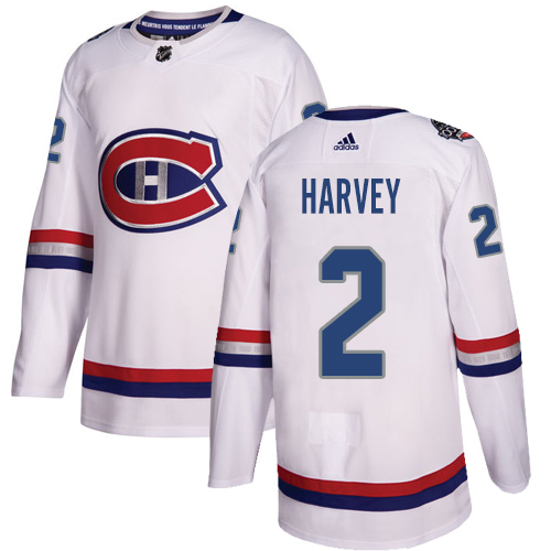 Adidas Canadiens #2 Doug Harvey White Authentic 2017 100 Classic Stitched NHL Jersey Adidas Canadiens #2 Doug Harvey White Authentic 2017 100 Classic Stitched NHL Jersey