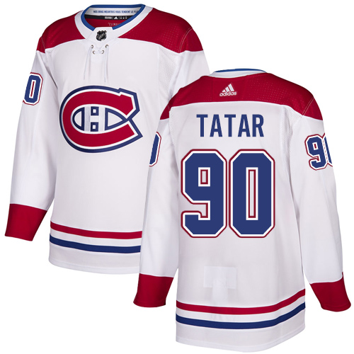 Adidas Canadiens #90 Tomas Tatar White Road Authentic Stitched NHL Jersey Adidas Canadiens #90 Tomas Tatar White Road Authentic Stitched NHL Jersey
