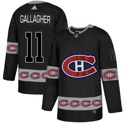 Adidas Canadiens #11 Brendan Gallagher Black Authentic Team Logo Fashion Stitched NHL Jersey Adidas Canadiens #11 Brendan Gallagher Black Authentic Team Logo Fashion Stitched NHL Jersey