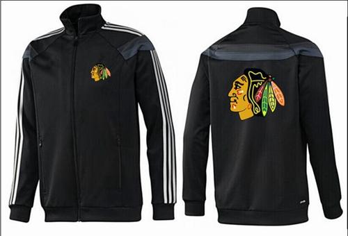 NHL Chicago Blackhawks Zip Jackets Black-2 NHL Chicago Blackhawks Zip Jackets Black-2