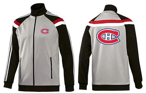 NHL Montreal Canadiens Zip Jackets Grey NHL Montreal Canadiens Zip Jackets Grey