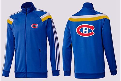 NHL Montreal Canadiens Zip Jackets Blue-3 NHL Montreal Canadiens Zip Jackets Blue-3