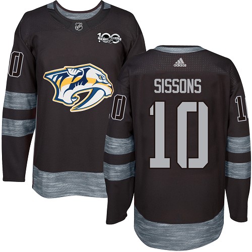 Adidas Predators #10 Colton Sissons Black 1917-2017 100th Anniversary Stitched NHL Jersey Adidas Predators #10 Colton Sissons Black 1917-2017 100th Anniversary Stitched NHL Jersey