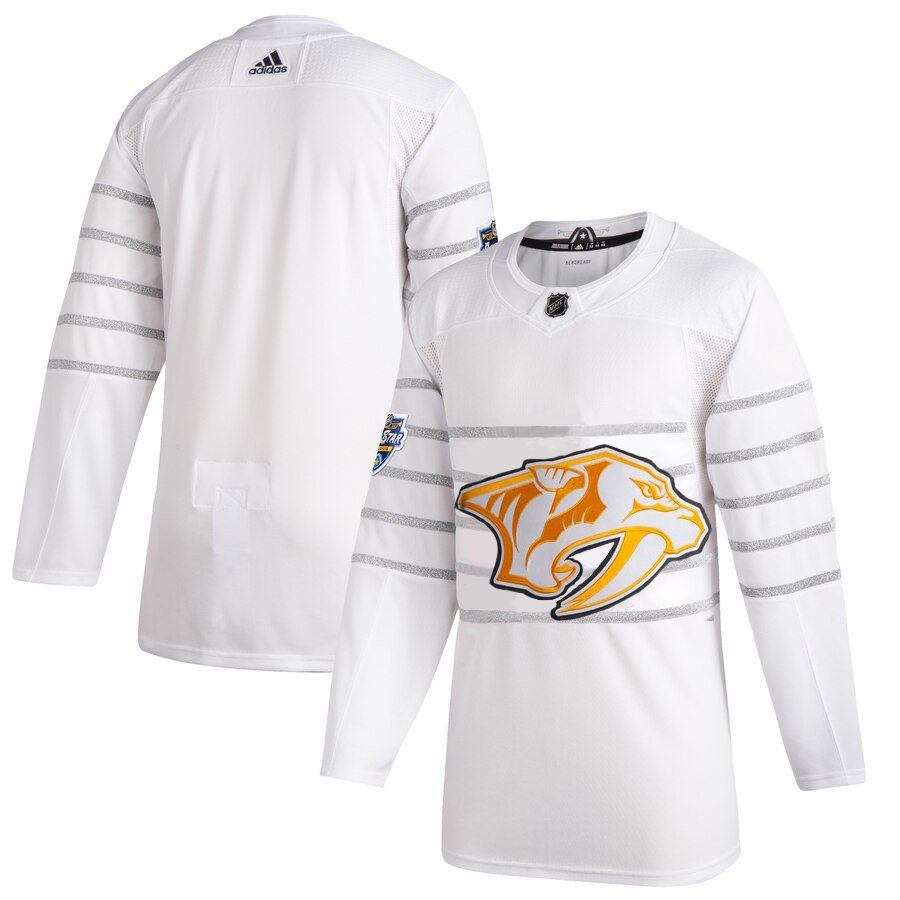 Men's Nashville Predators Adidas White 2020 NHL All-Star Game Authentic Jersey Men's Nashville Predators Adidas White 2020 NHL All-Star Game Authentic Jersey