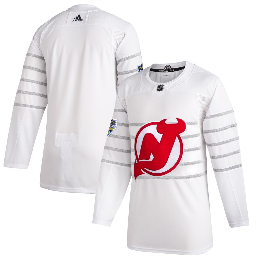Men's New Jersey Devils Adidas White 2020 NHL All-Star Game Authentic Jersey Men's New Jersey Devils Adidas White 2020 NHL All-Star Game Authentic Jersey
