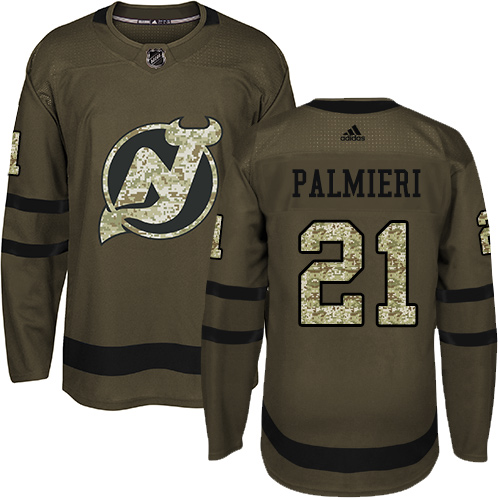 Adidas Devils #21 Kyle Palmieri Green Salute to Service Stitched NHL Jersey Adidas Devils #21 Kyle Palmieri Green Salute to Service Stitched NHL Jersey