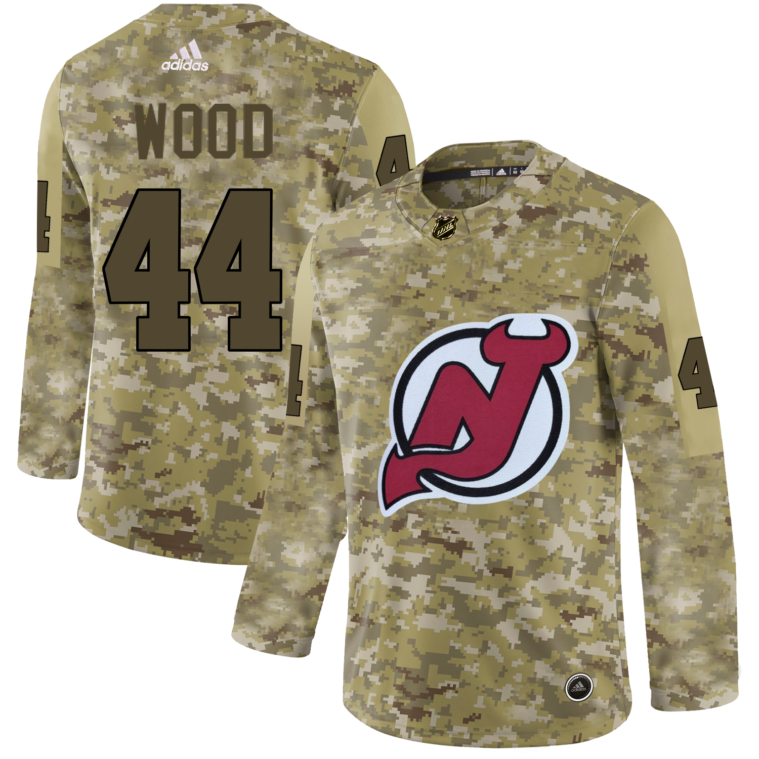 Adidas Devils #44 Miles Wood Camo Authentic Stitched NHL Jersey Adidas Devils #44 Miles Wood Camo Authentic Stitched NHL Jersey