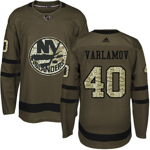 Adidas Islanders #40 Semyon Varlamov Green Salute to Service Stitched NHL Jersey Adidas Islanders #40 Semyon Varlamov Green Salute to Service Stitched NHL Jersey