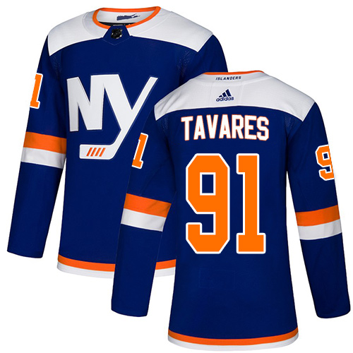 Adidas Islanders #91 John Tavares Blue Authentic Alternate Stitched NHL Jersey Adidas Islanders #91 John Tavares Blue Authentic Alternate Stitched NHL Jersey