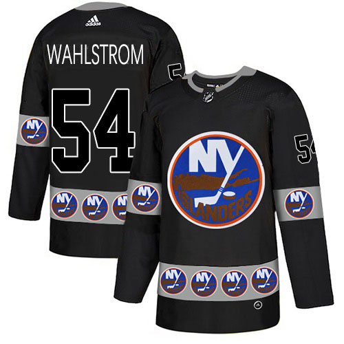 Adidas Islanders #54 Oliver Wahlstrom Black Authentic Team Logo Fashion Stitched NHL Jersey Adidas Islanders #54 Oliver Wahlstrom Black Authentic Team Logo Fashion Stitched NHL Jersey