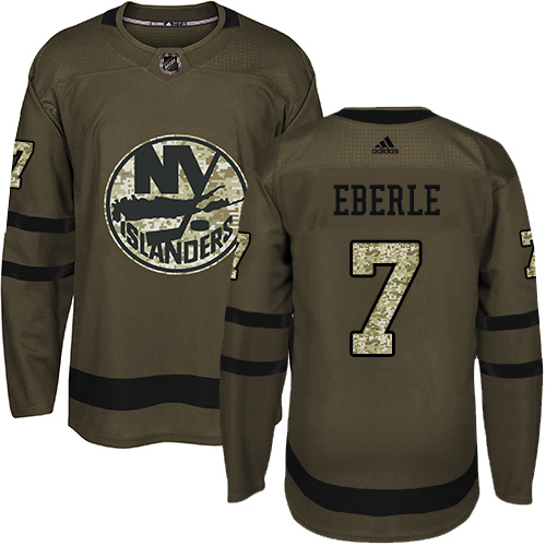 Adidas Islanders #7 Jordan Eberle Green Salute to Service Stitched NHL Jersey Adidas Islanders #7 Jordan Eberle Green Salute to Service Stitched NHL Jersey