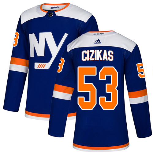 Adidas Islanders #53 Casey Cizikas Blue Authentic Alternate Stitched NHL Jersey Adidas Islanders #53 Casey Cizikas Blue Authentic Alternate Stitched NHL Jersey