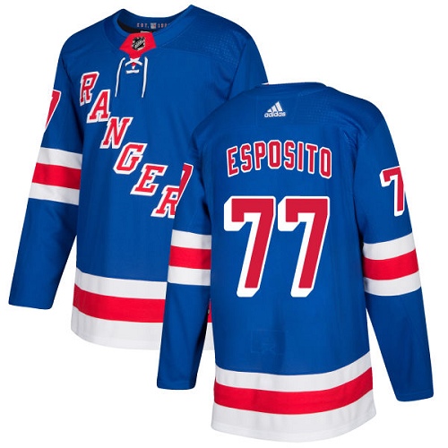 Adidas Rangers #77 Phil Esposito Royal Blue Home Authentic Stitched NHL Jersey Adidas Rangers #77 Phil Esposito Royal Blue Home Authentic Stitched NHL Jersey