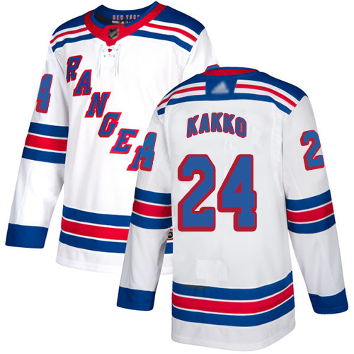 Adidas Rangers #24 Kaapo Kakko White Road Authentic Stitched NHL Jersey Adidas Rangers #24 Kaapo Kakko White Road Authentic Stitched NHL Jersey