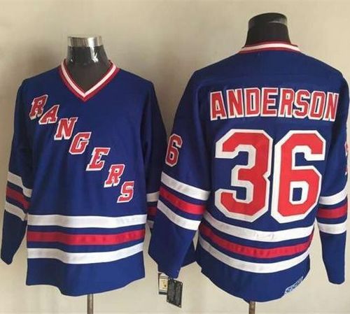 Rangers #36 Glenn Anderson Blue CCM Heroes of Hockey Alumni Stitched NHL Jersey Rangers #36 Glenn Anderson Blue CCM Heroes of Hockey Alumni Stitched NHL Jersey