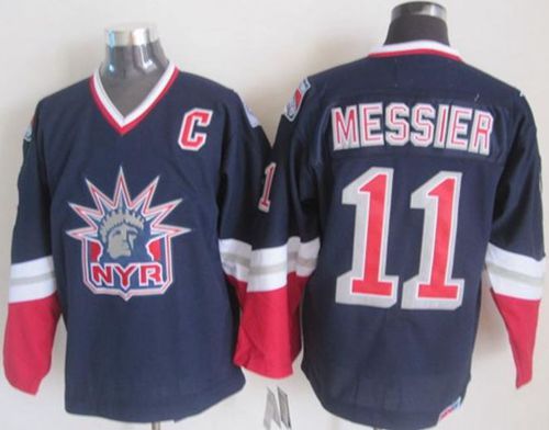 Rangers #11 Mark Messier Navy Blue CCM Statue of Liberty Stitched NHL Jersey Rangers #11 Mark Messier Navy Blue CCM Statue of Liberty Stitched NHL Jersey