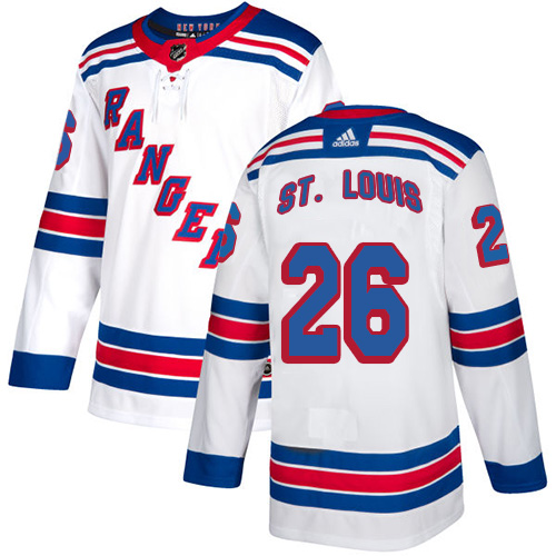 Adidas Rangers #26 Martin St. Louis White Away Authentic Stitched NHL Jersey Adidas Rangers #26 Martin St. Louis White Away Authentic Stitched NHL Jersey
