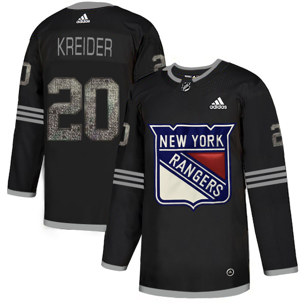 Adidas Rangers #20 Chris Kreider Black Authentic Classic Stitched NHL Jersey Adidas Rangers #20 Chris Kreider Black Authentic Classic Stitched NHL Jersey