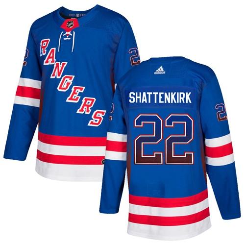 Adidas Rangers #22 Kevin Shattenkirk Royal Blue Home Authentic Drift Fashion Stitched NHL Jersey Adidas Rangers #22 Kevin Shattenkirk Royal Blue Home Authentic Drift Fashion Stitched NHL Jersey
