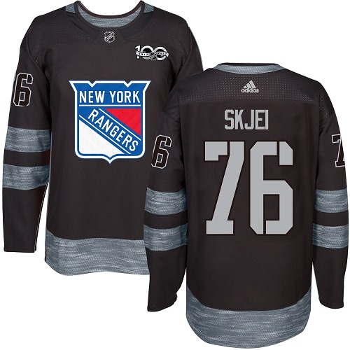 Adidas Rangers #76 Brady Skjei Black 1917-2017 100th Anniversary Stitched NHL Jersey Adidas Rangers #76 Brady Skjei Black 1917-2017 100th Anniversary Stitched NHL Jersey