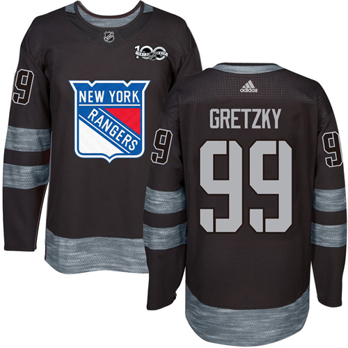 Adidas Rangers #99 Wayne Gretzky Black 1917-2017 100th Anniversary Stitched NHL Jersey Adidas Rangers #99 Wayne Gretzky Black 1917-2017 100th Anniversary Stitched NHL Jersey