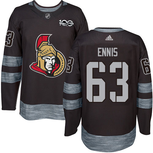 Adidas Senators #63 Tyler Ennis Black 1917-2017 100th Anniversary Stitched NHL Jersey Adidas Senators #63 Tyler Ennis Black 1917-2017 100th Anniversary Stitched NHL Jersey