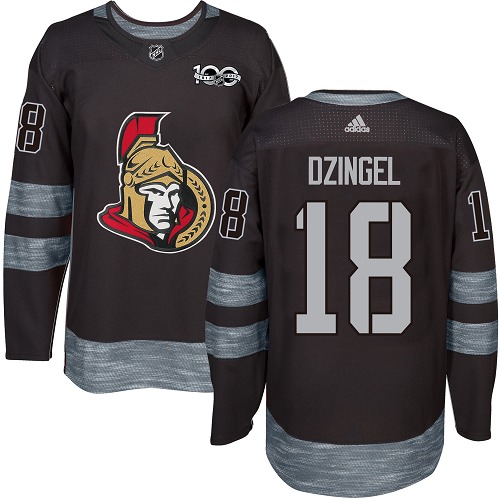 Adidas Senators #18 Ryan Dzingel Black 1917-2017 100th Anniversary Stitched NHL Jersey Adidas Senators #18 Ryan Dzingel Black 1917-2017 100th Anniversary Stitched NHL Jersey
