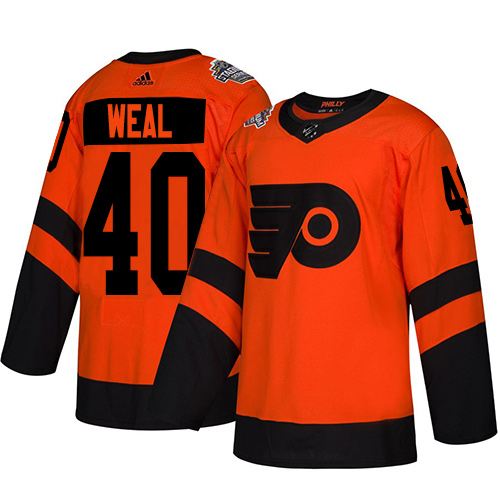 Adidas Flyers #40 Jordan Weal Orange Authentic 2019 Stadium Series Stitched NHL Jersey Adidas Flyers #40 Jordan Weal Orange Authentic 2019 Stadium Series Stitched NHL Jersey