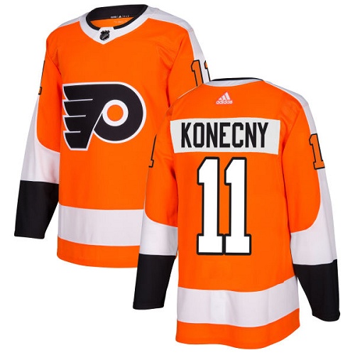 Adidas Flyers #11 Travis Konecny Orange Home Authentic Stitched NHL Jersey Adidas Flyers #11 Travis Konecny Orange Home Authentic Stitched NHL Jersey