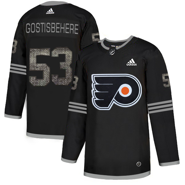 Adidas Flyers #53 Shayne Gostisbehere Black Authentic Classic Stitched NHL Jersey Adidas Flyers #53 Shayne Gostisbehere Black Authentic Classic Stitched NHL Jersey