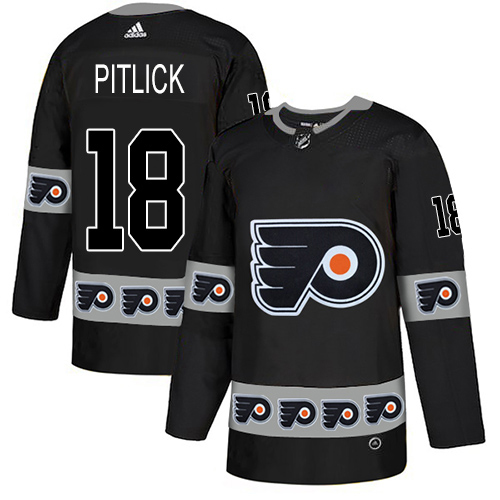 Adidas Flyers #18 Tyler Pitlick Black Authentic Team Logo Fashion Stitched NHL Jersey Adidas Flyers #18 Tyler Pitlick Black Authentic Team Logo Fashion Stitched NHL Jersey