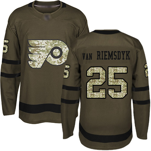 Adidas Flyers #25 James Van Riemsdyk Green Salute to Service Stitched NHL Jersey Adidas Flyers #25 James Van Riemsdyk Green Salute to Service Stitched NHL Jersey
