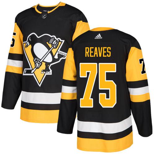 Adidas Penguins #75 Ryan Reaves Black Home Authentic Stitched NHL Jersey Adidas Penguins #75 Ryan Reaves Black Home Authentic Stitched NHL Jersey