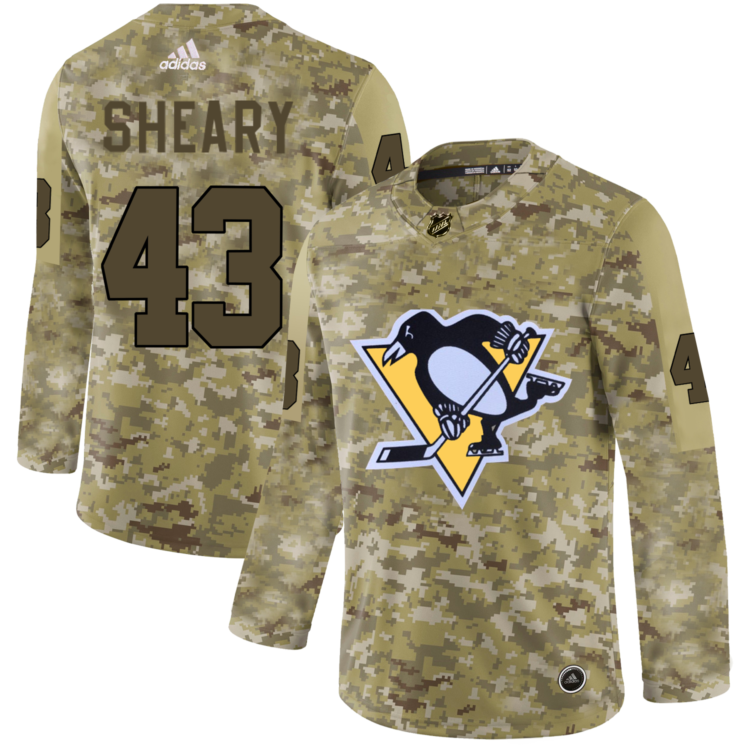 Adidas Penguins #43 Conor Sheary Camo Authentic Stitched NHL Jersey Adidas Penguins #43 Conor Sheary Camo Authentic Stitched NHL Jersey
