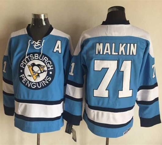 Penguins #71 Evgeni Malkin Blue Alternate CCM Throwback Stitched NHL Jersey Penguins #71 Evgeni Malkin Blue Alternate CCM Throwback Stitched NHL Jersey