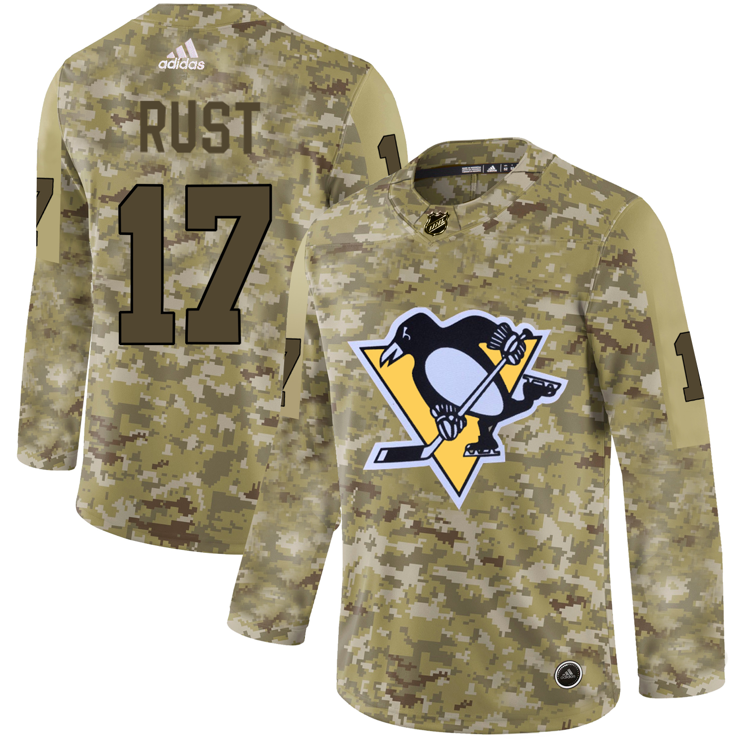Adidas Penguins #17 Bryan Rust Camo Authentic Stitched NHL Jersey Adidas Penguins #17 Bryan Rust Camo Authentic Stitched NHL Jersey